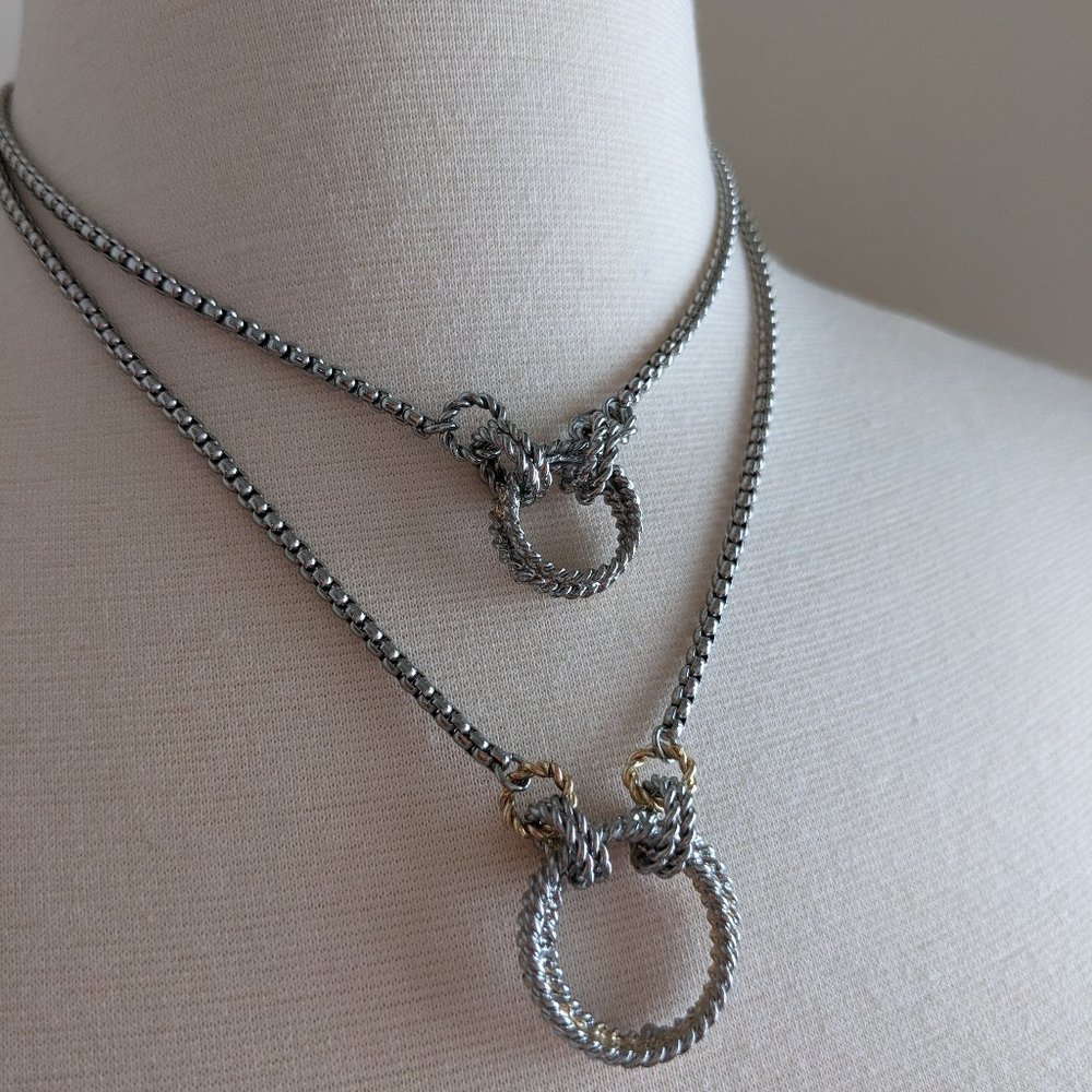 WHBM - OS - 2Tone Short/Separable Necklaces - Picture 3 of 7
